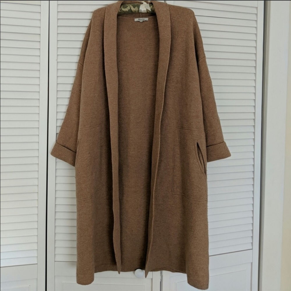 Madewell rivington sweater coat